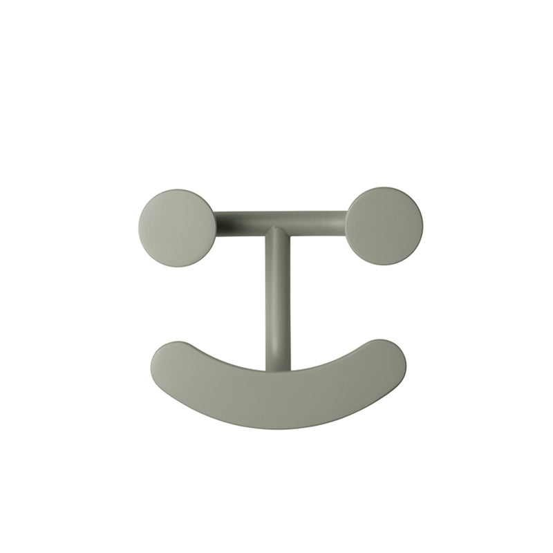 Fritz Hansen - Happy Hook Wandhaken | grüngrau
