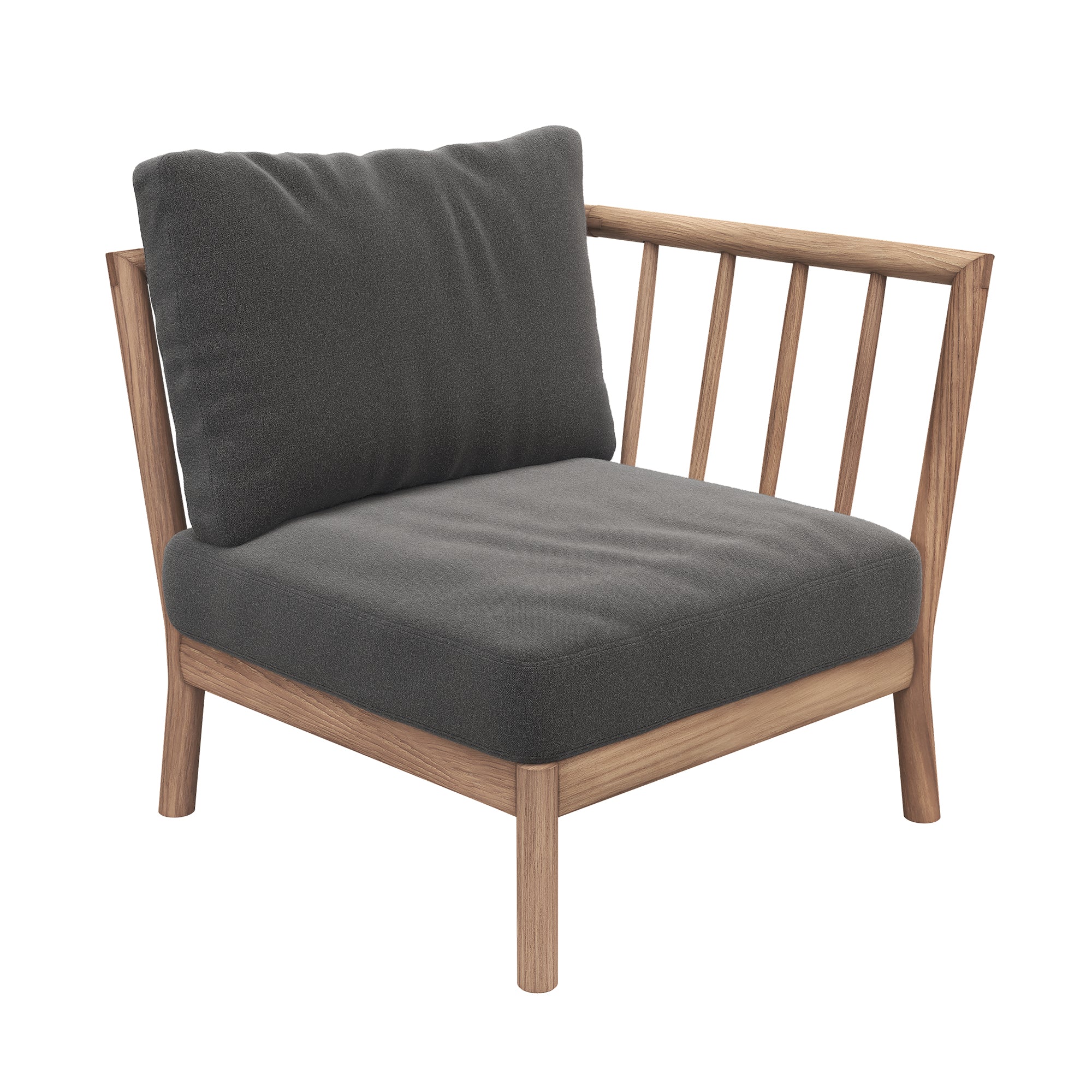 Fritz Hansen - Skagerak Tradition Outdoor Sofa | Endmodul / charcoal