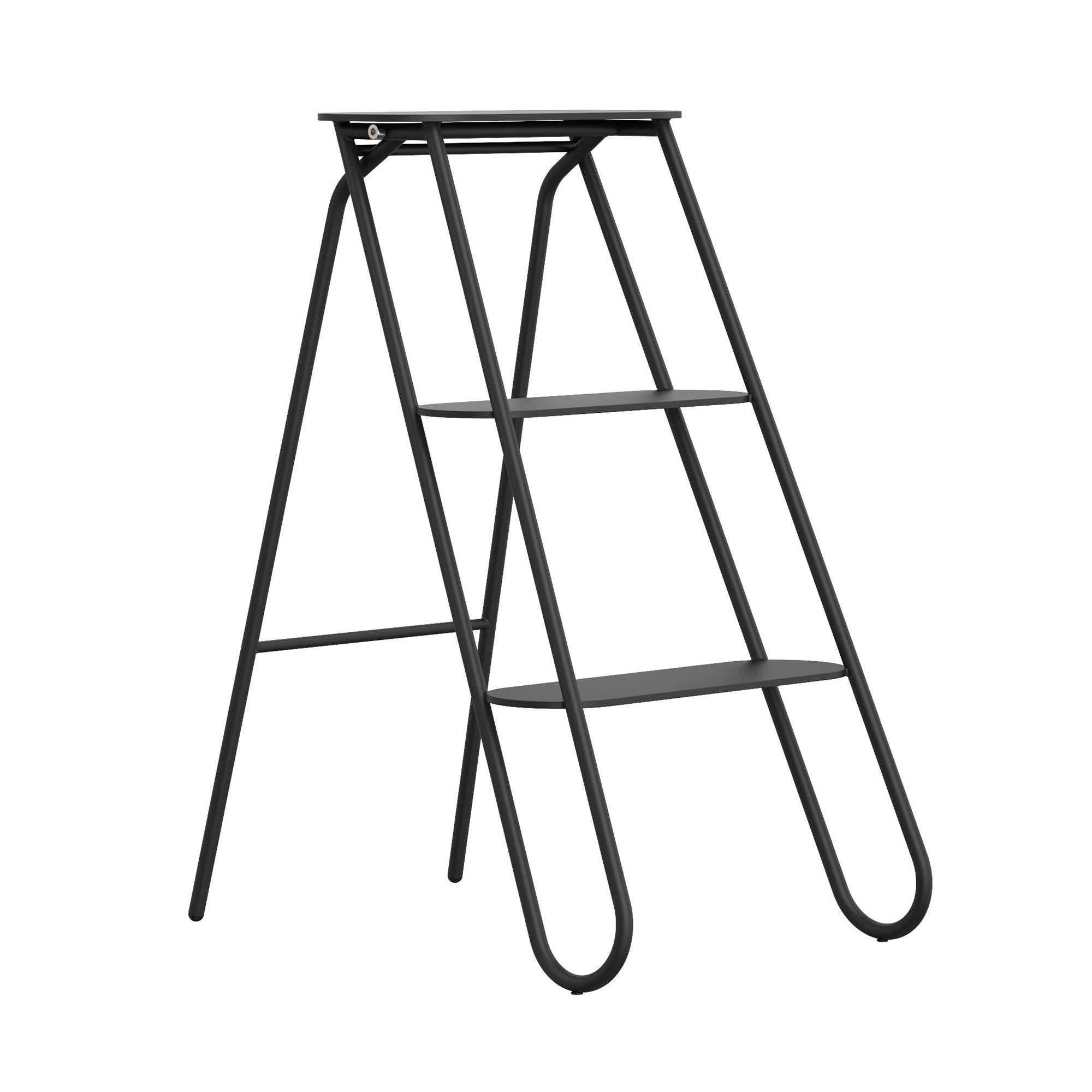 Frost - Bukto Tritthocker klappbar | H 70 cm / schwarz
