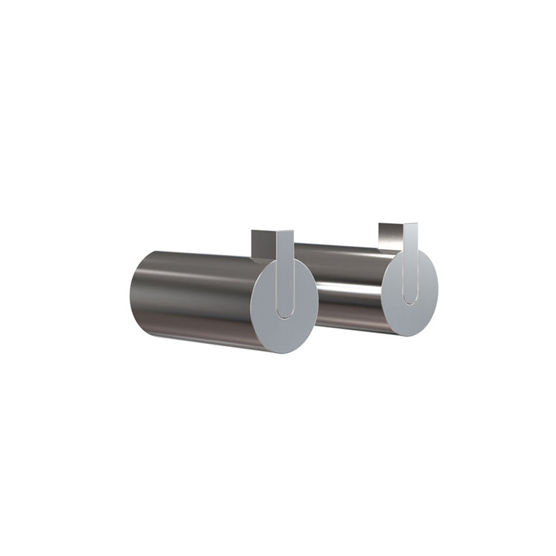 Frost - Nova 2 Wandhaken | Ø 25 x T 50 mm / edelstahl poliert