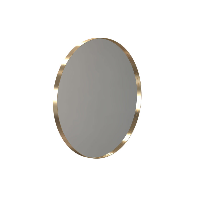 Frost - Unu Wandspiegel (rund) | Ø 60 cm / Gold gebürstet