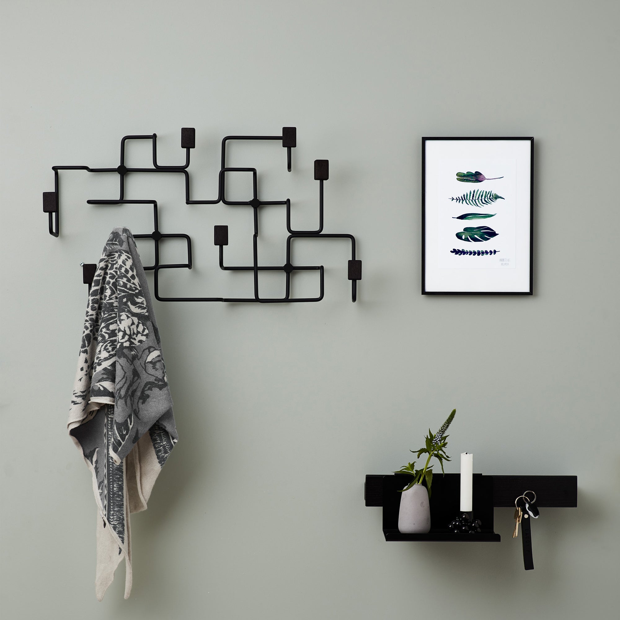 Gejst - Underground Wandgarderobe | schwarz