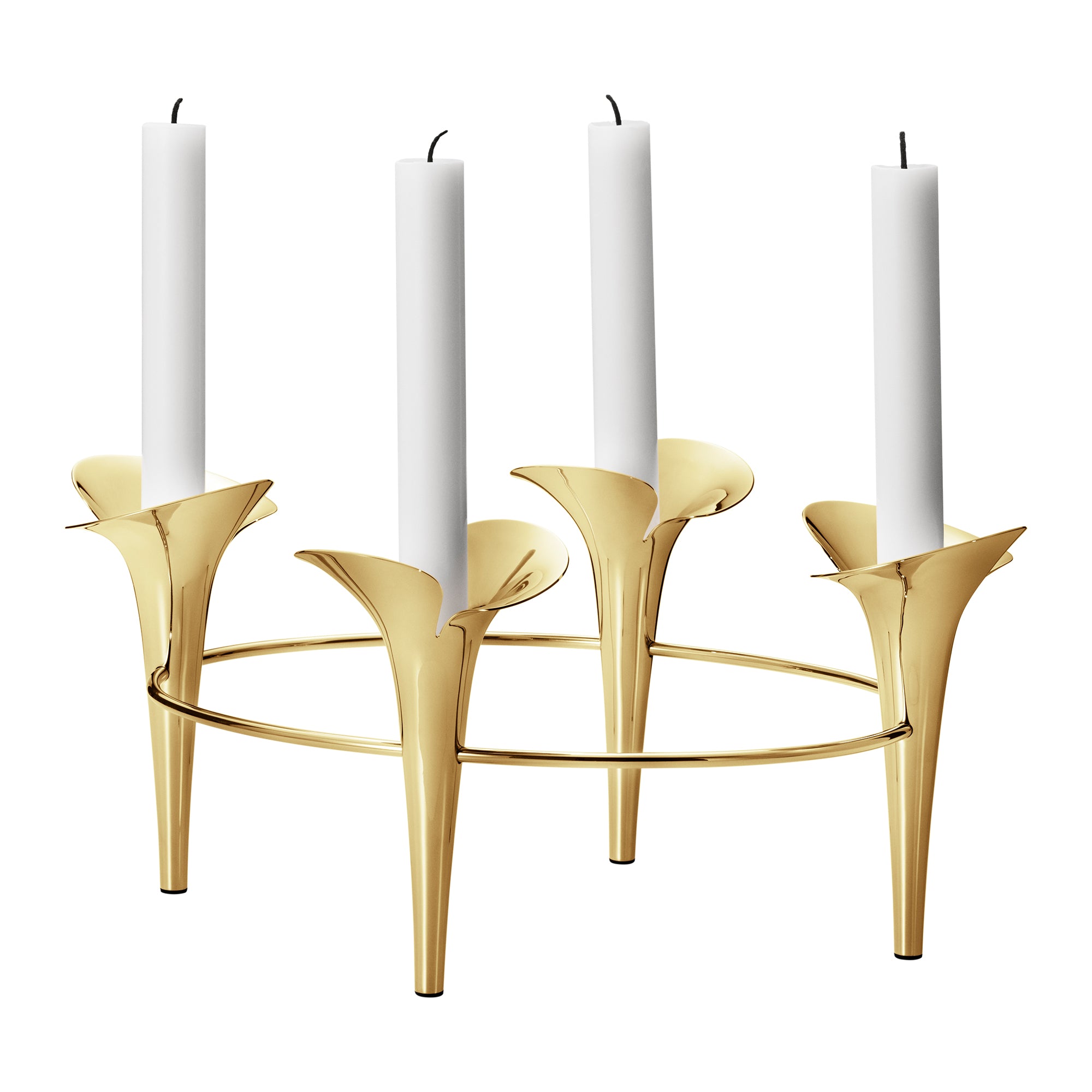 Georg Jensen - Bloom Botanica Kerzenständer | gold