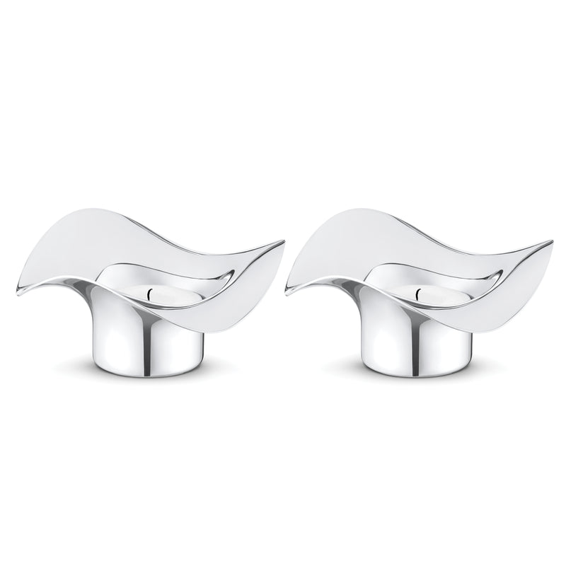 Georg Jensen - Cobra Teelichthalter | silber