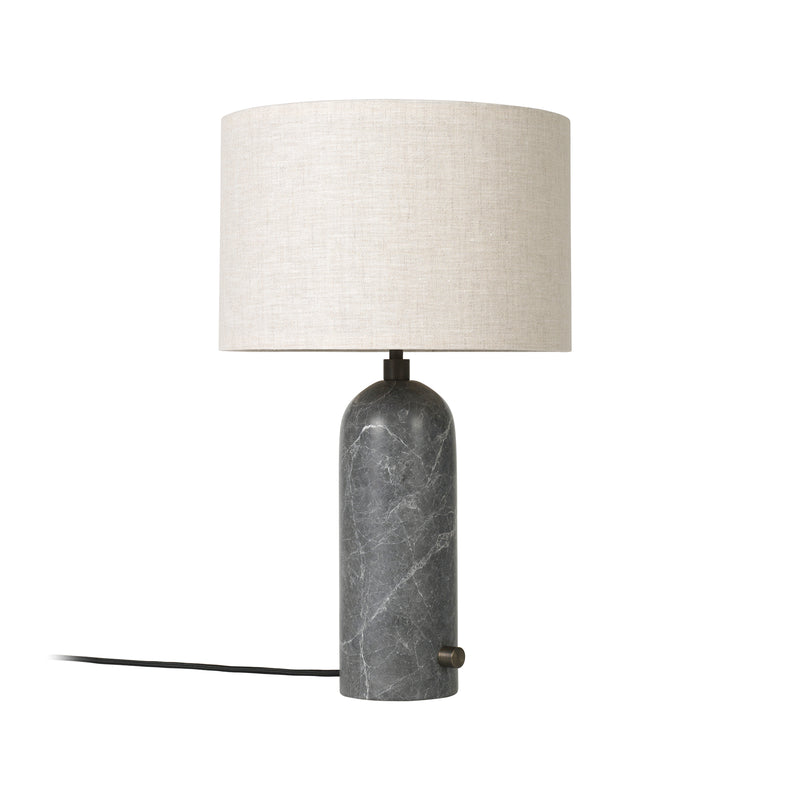 Gubi - Gravity Tischleuchte | small / Marmor grau