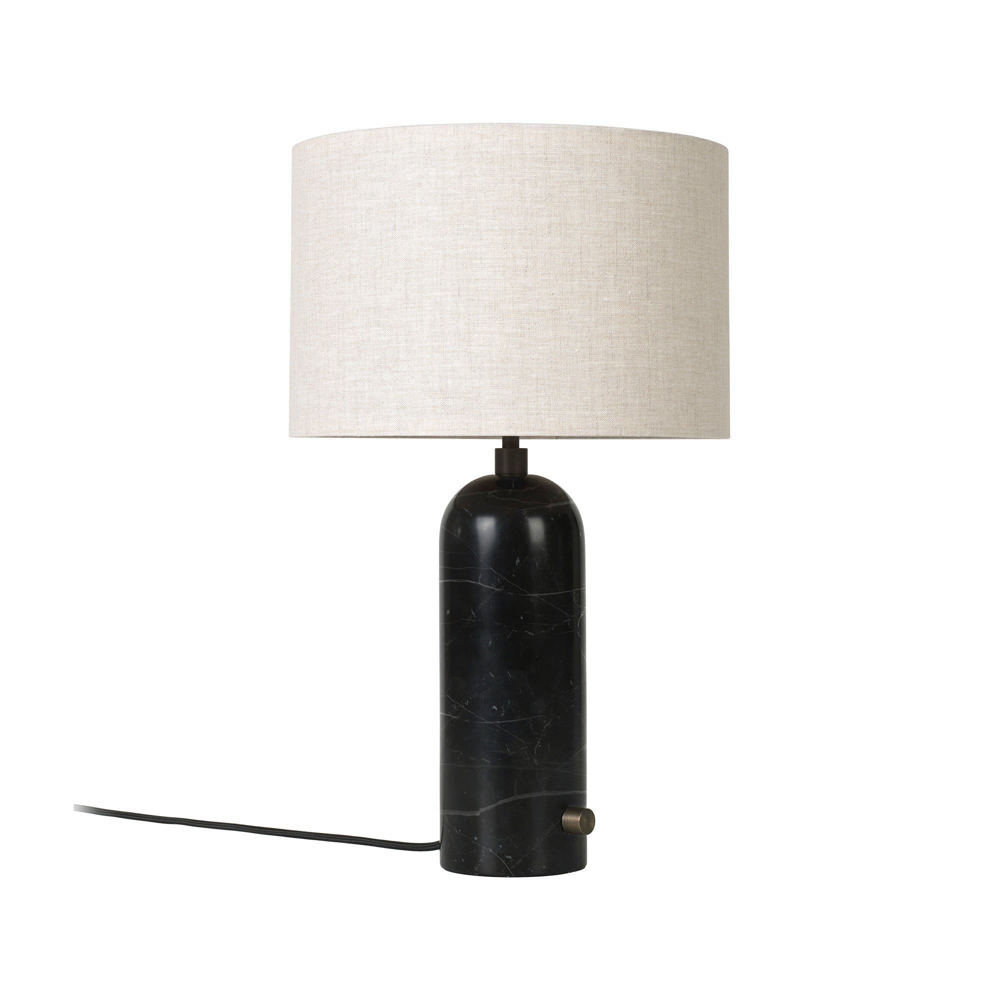 Gubi - Gravity Tischleuchte | small / Marmor schwarz