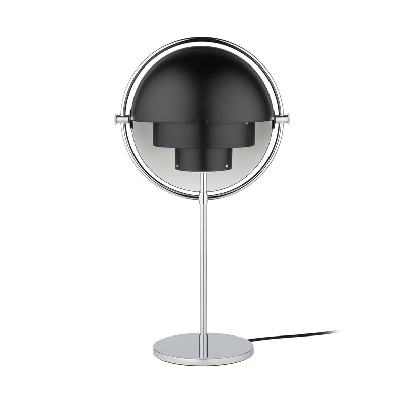 Gubi - Multi-Lite Tischleuchte | Chrom / schwarz