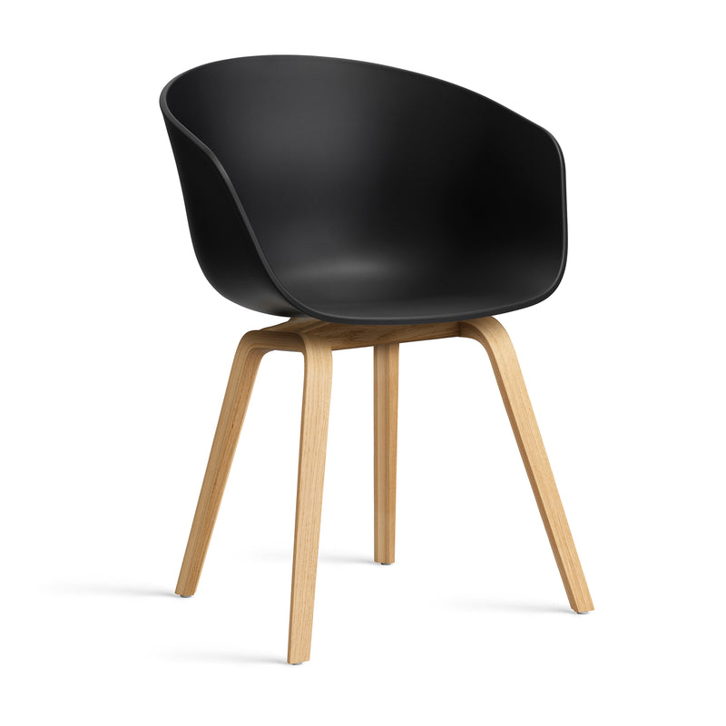 HAY - About A Chair AAC 22 | Schwarz 2.0 / Eiche lackiert