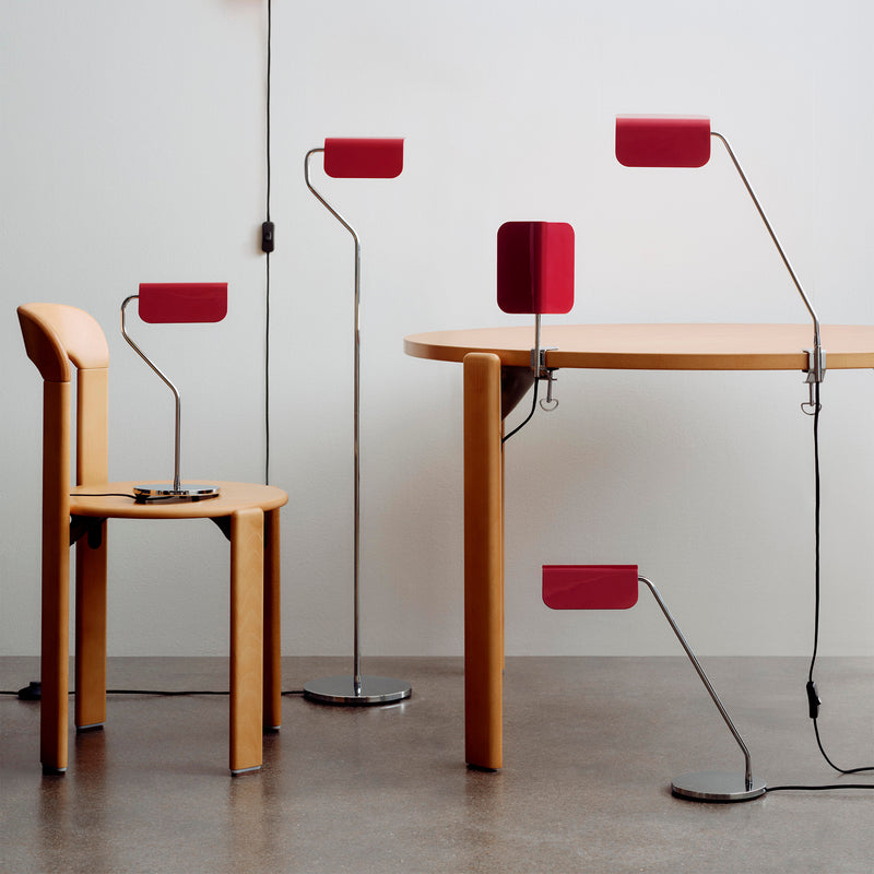 HAY - Apex Schreibtischklemmleuchte | maroon red