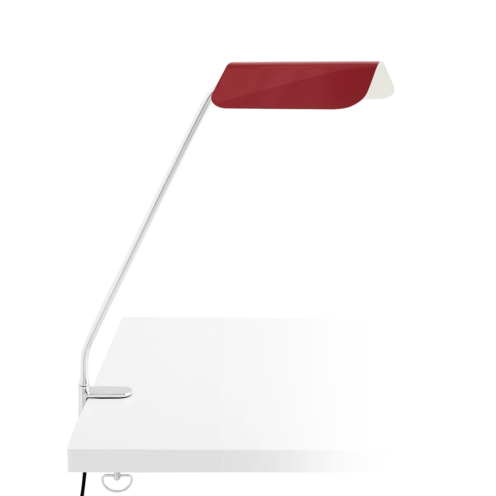 HAY - Apex Schreibtischklemmleuchte | maroon red