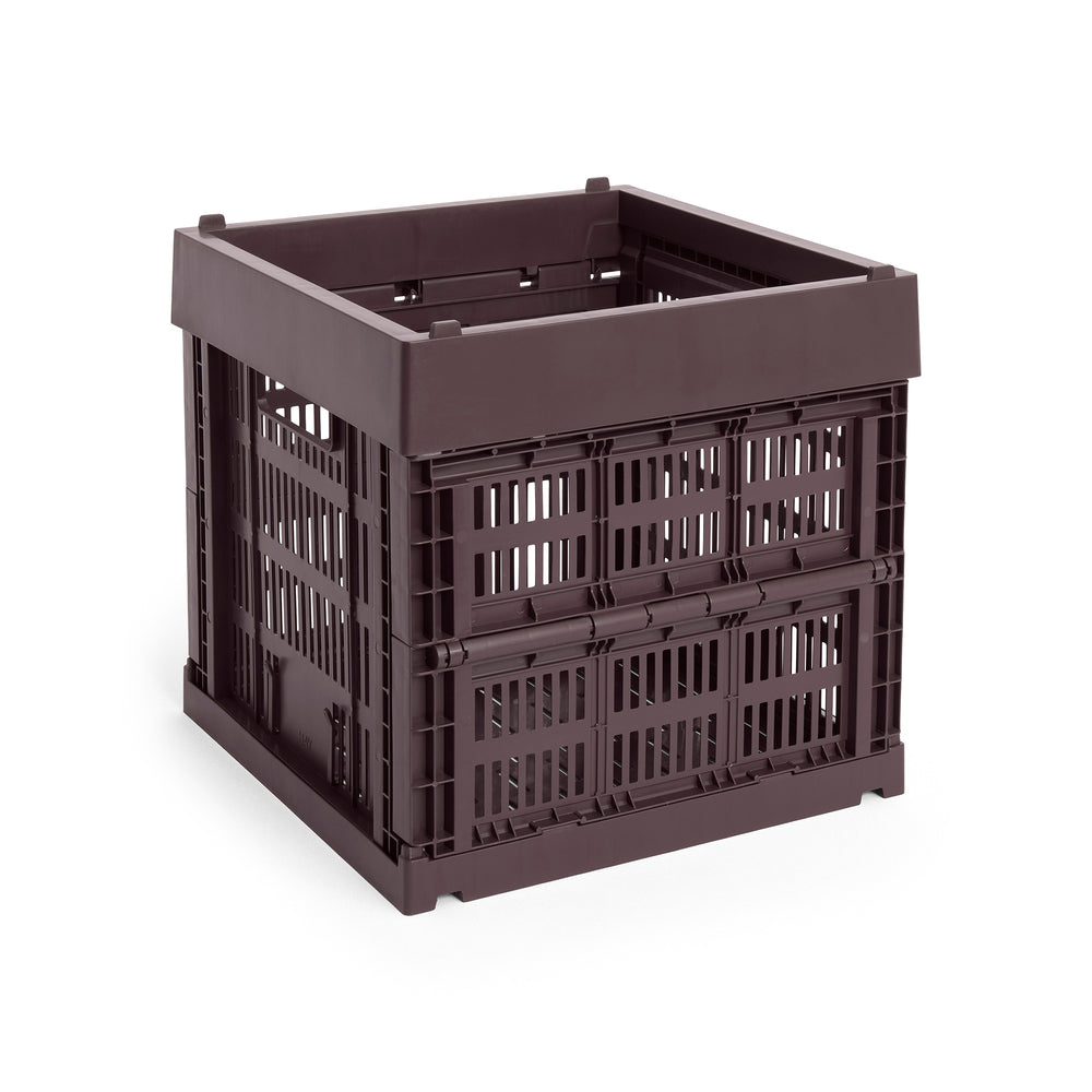 HAY - Colour Crate Korb Cube | bordeaux