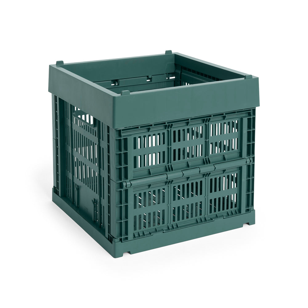 HAY - Colour Crate Korb Cube | dark green