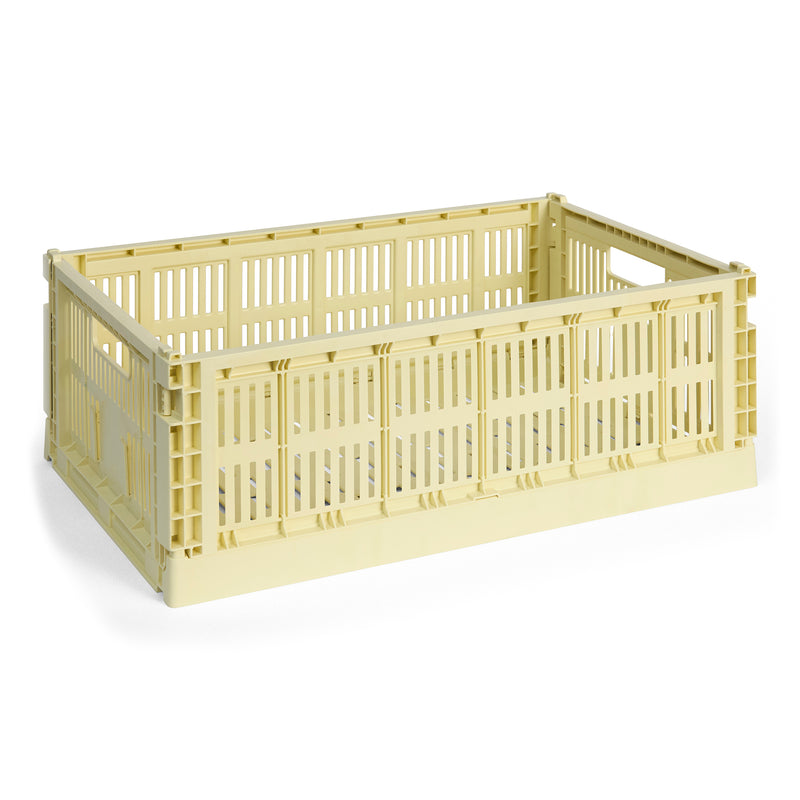 HAY - Colour Crate Korb L recycled | Single / L / hellgelb