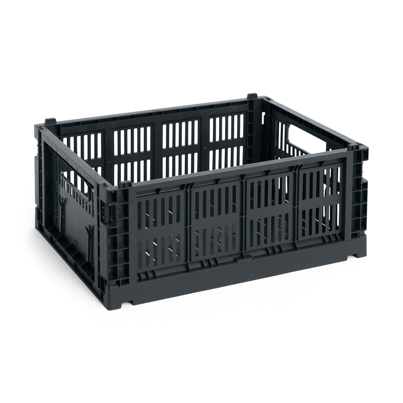 HAY - Colour Crate Korb M | charcoal