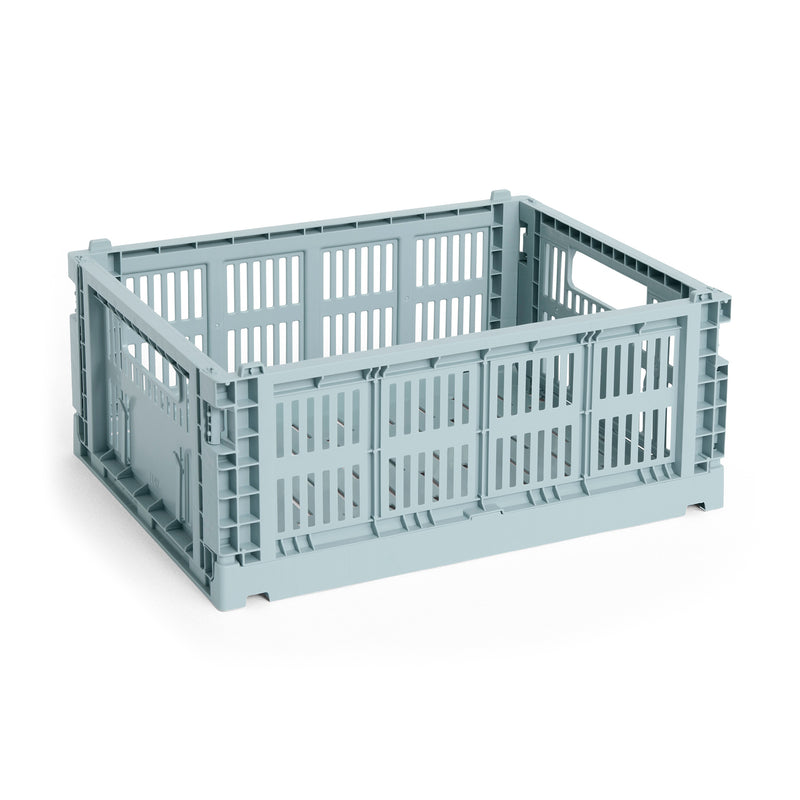 HAY - Colour Crate Korb M | dusty blau