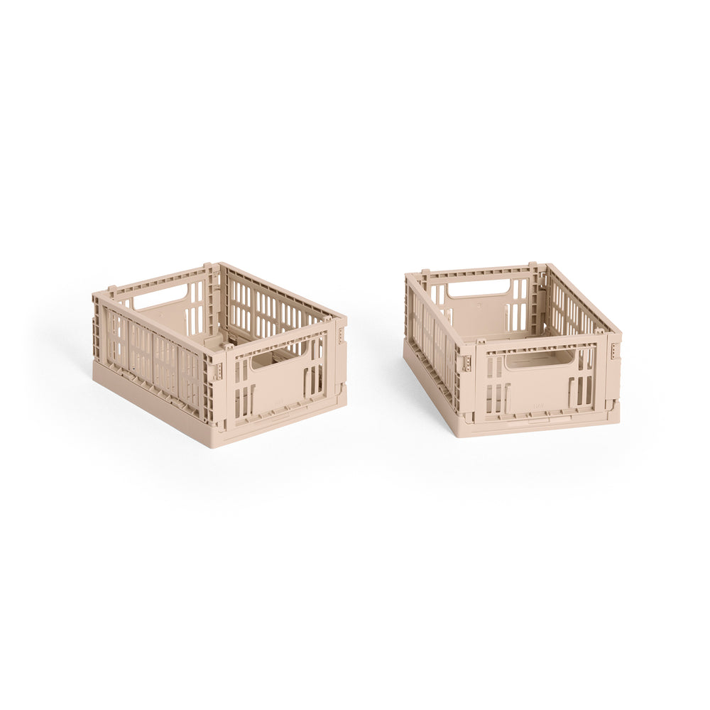 HAY - Colour Crate Korb Mini recycled | powder