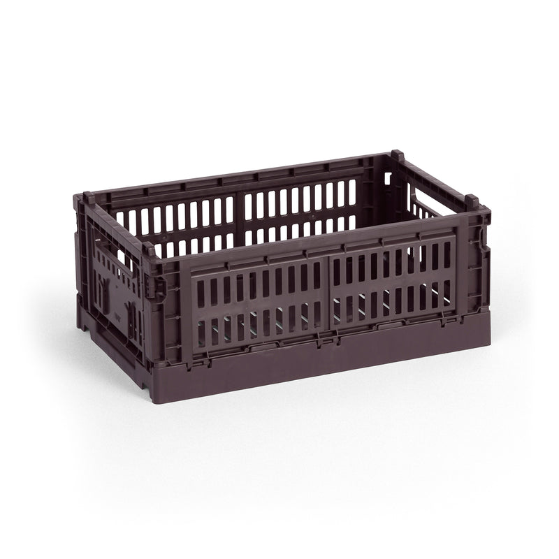 HAY - Colour Crate Korb S recycled | bordeaux