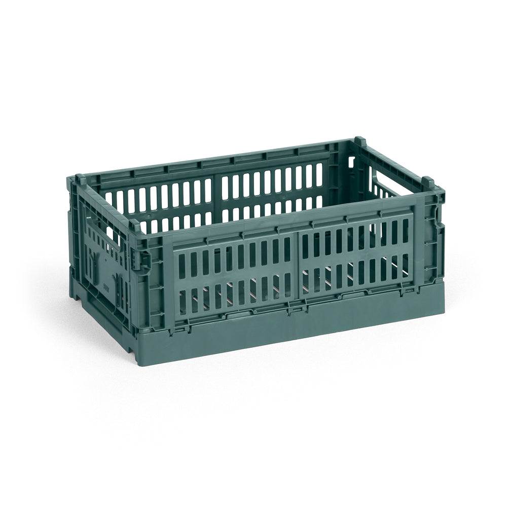 HAY - Colour Crate Korb S recycled | dark green