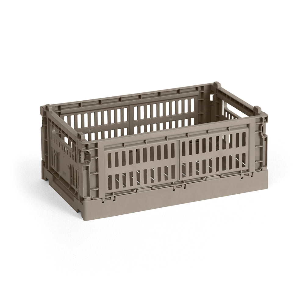 HAY - Colour Crate Korb S recycled | warm grey
