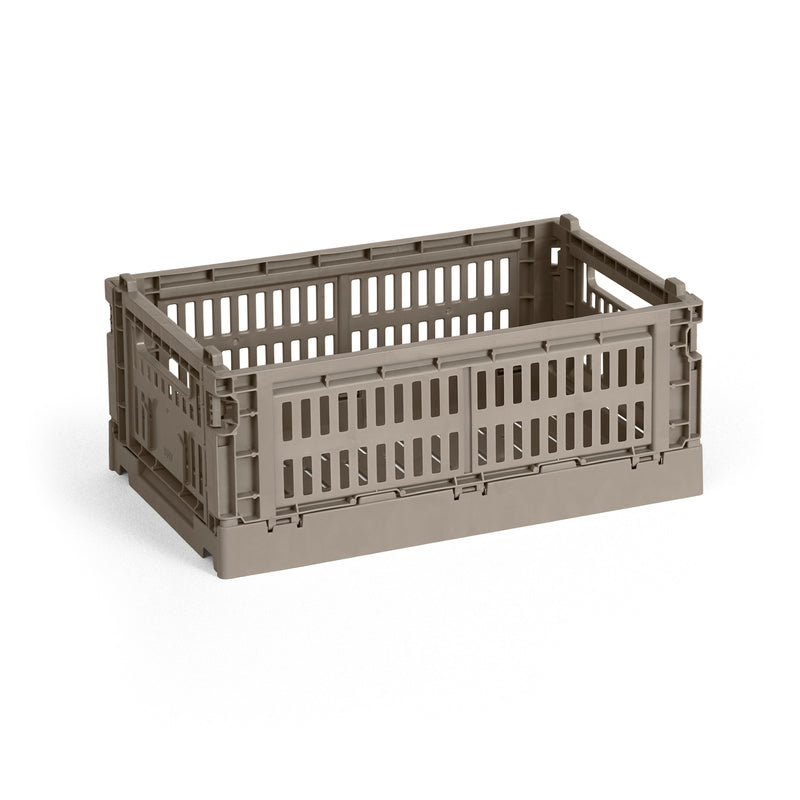 HAY - Colour Crate Korb S recycled | warm grey
