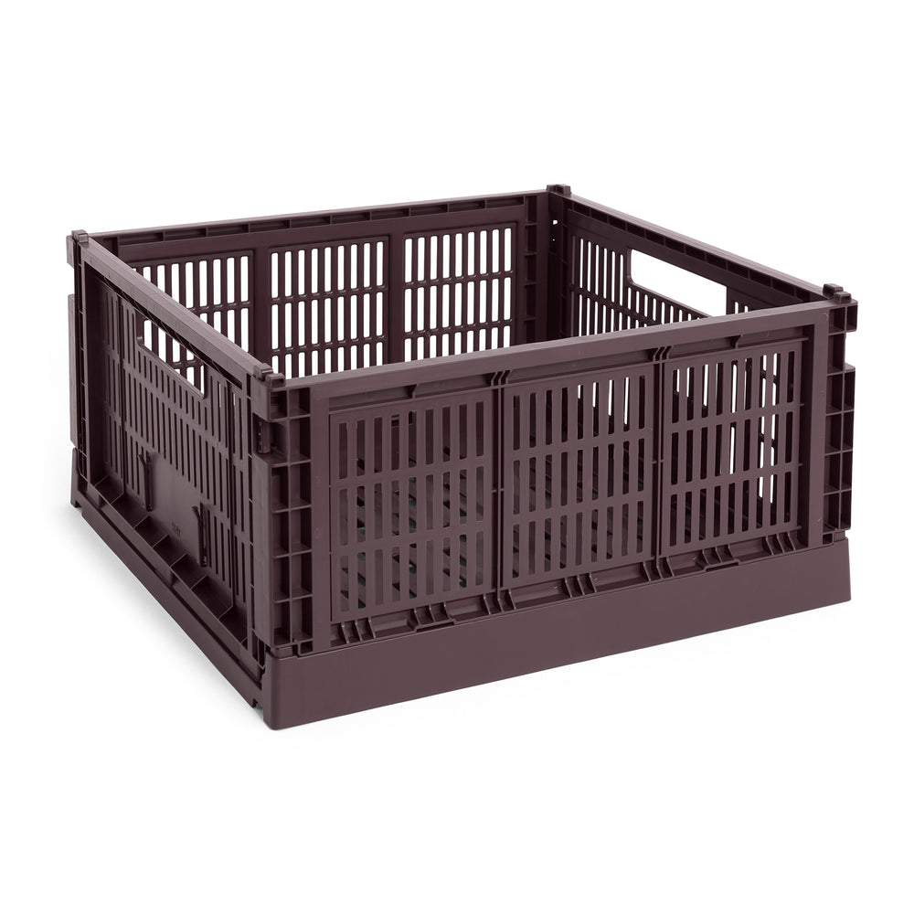 HAY - Colour Crate Korb Square | L / bordeaux