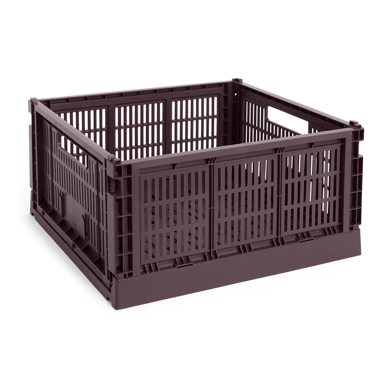 HAY - Colour Crate Korb Square | L / bordeaux