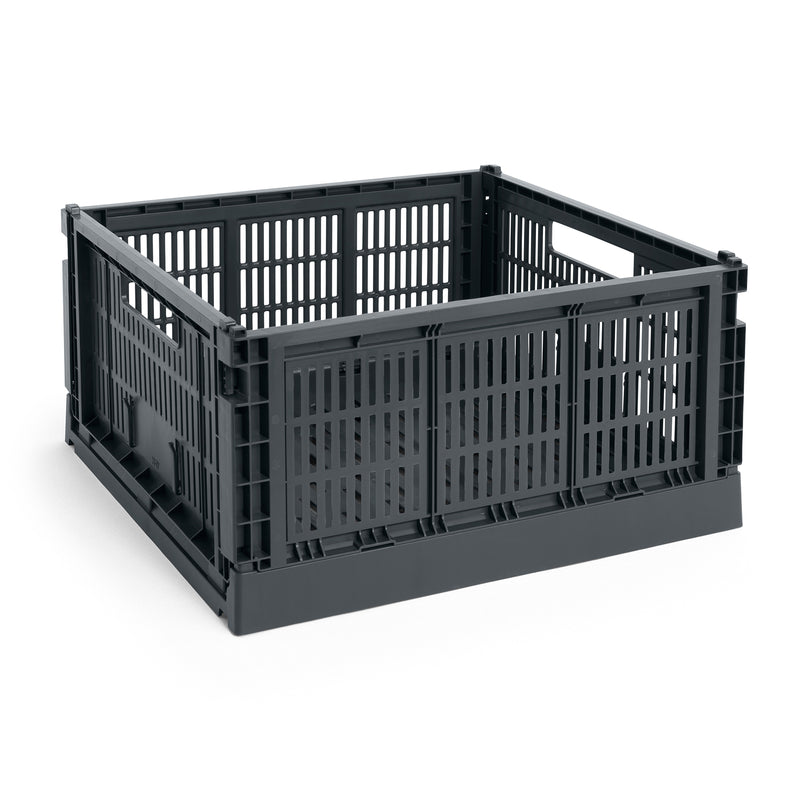 HAY - Colour Crate Korb Square | L / charcoal