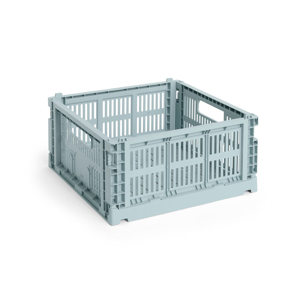 HAY - Colour Crate Korb Square | M / dusty blue