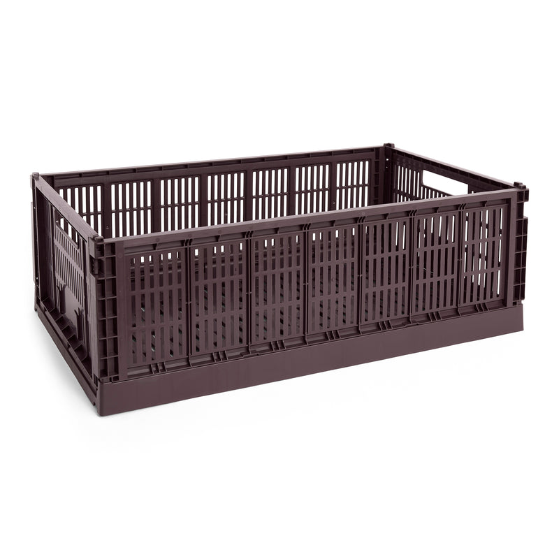 HAY - Colour Crate Korb XL recycled | bordeaux