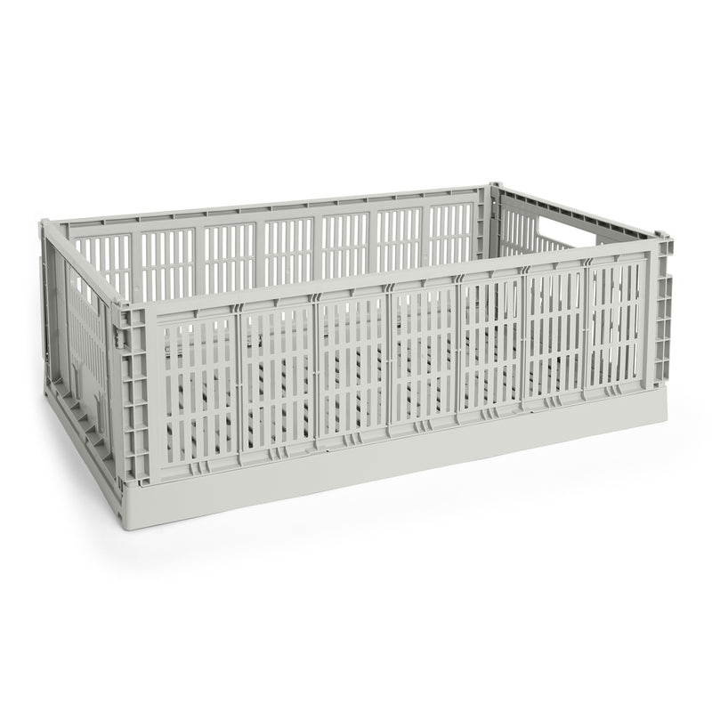 HAY - Colour Crate Korb XL recycled | grey