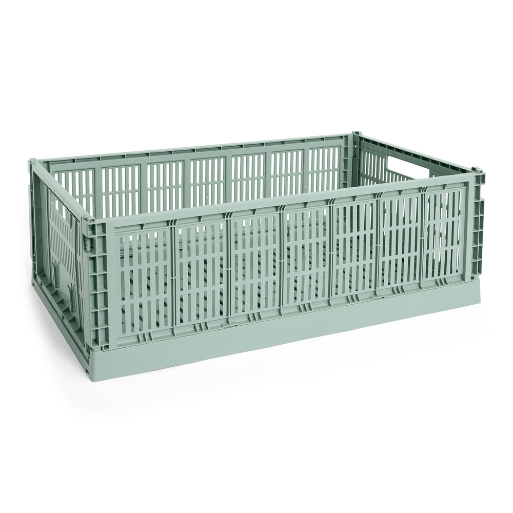 HAY - Colour Crate Korb XL recycled | sage green