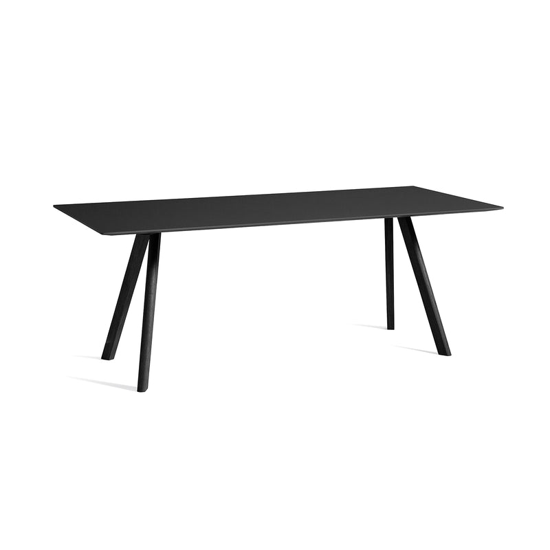 HAY - Copenhague CPH30 Esstisch | 200 x 90 cm / schwarz / Eiche schwarz lackiert