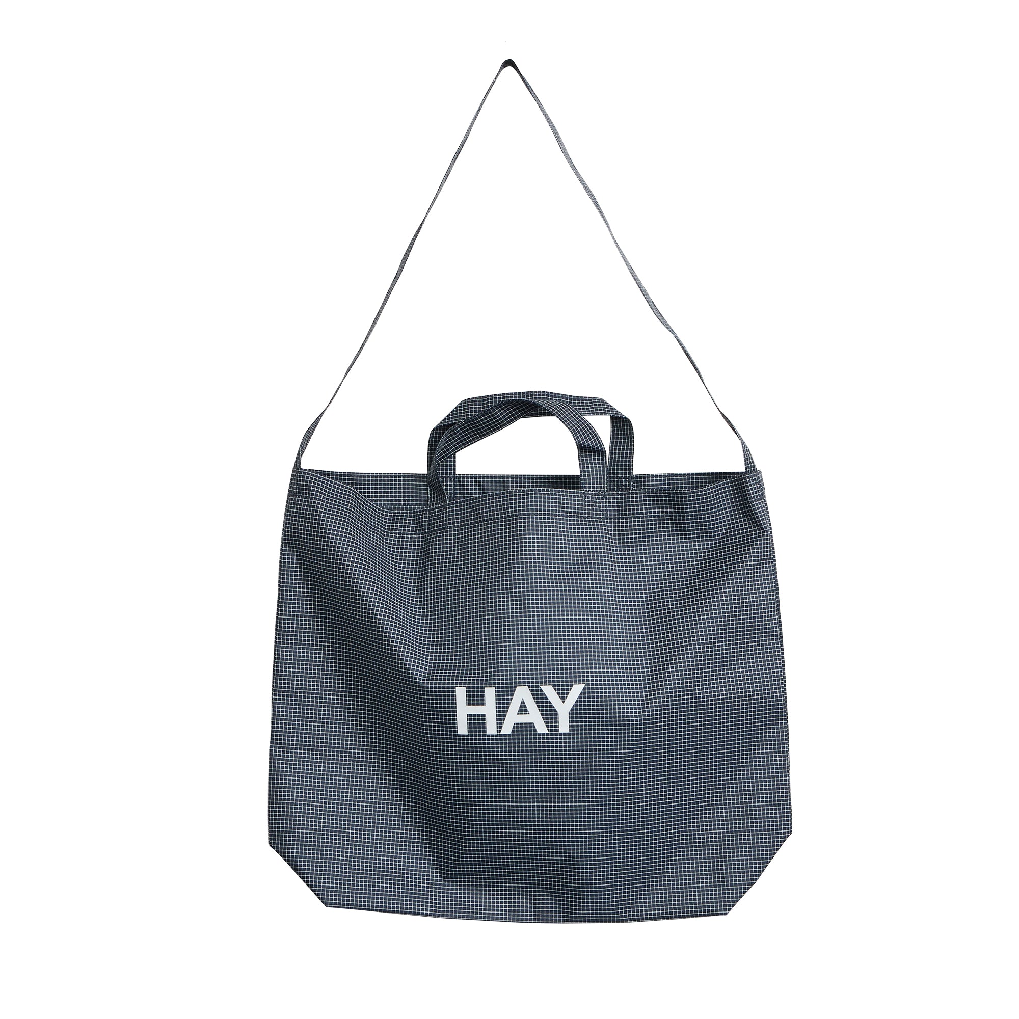 HAY - Grid Crossover Bag | dunkelblau