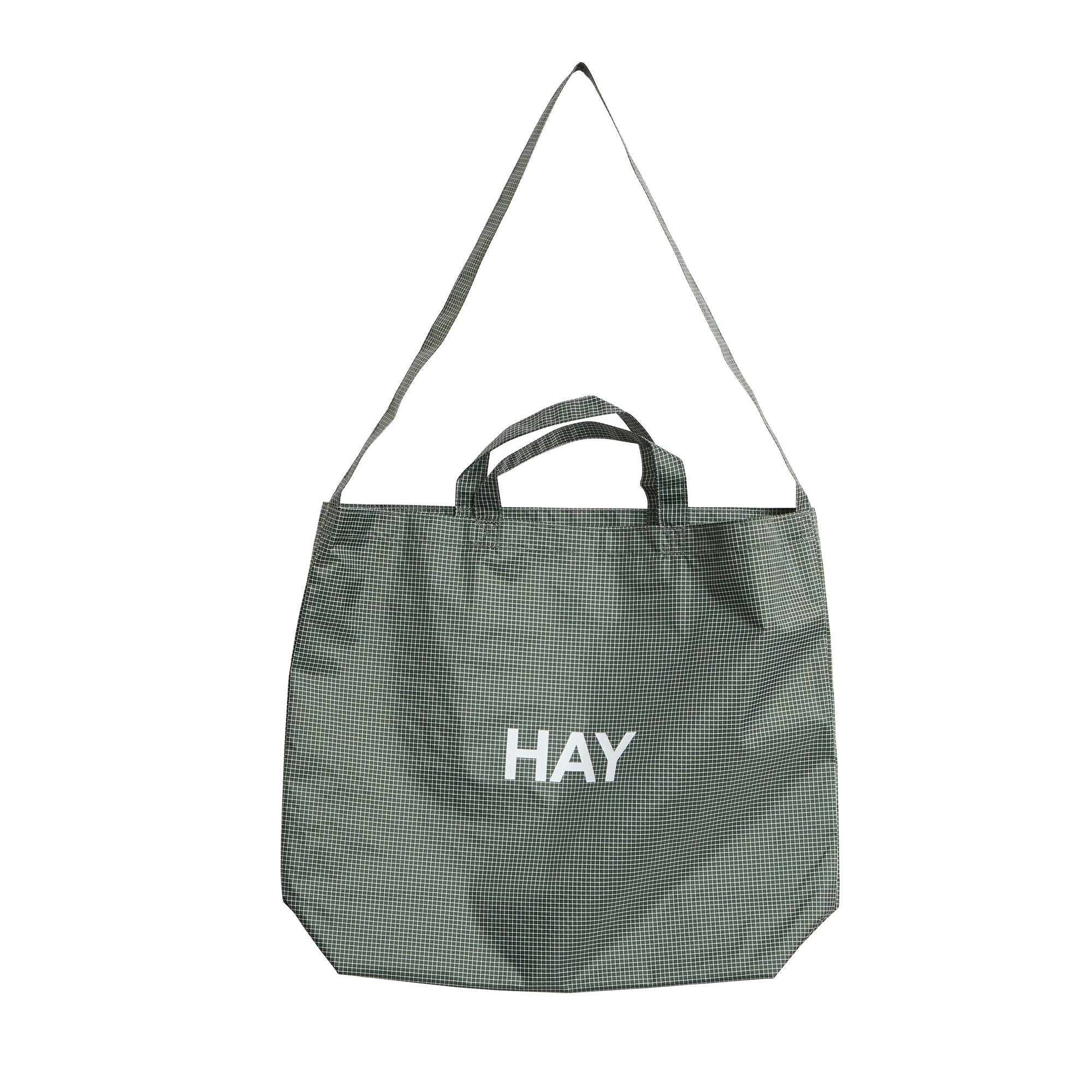 HAY - Grid Crossover Bag | dunkelgrün