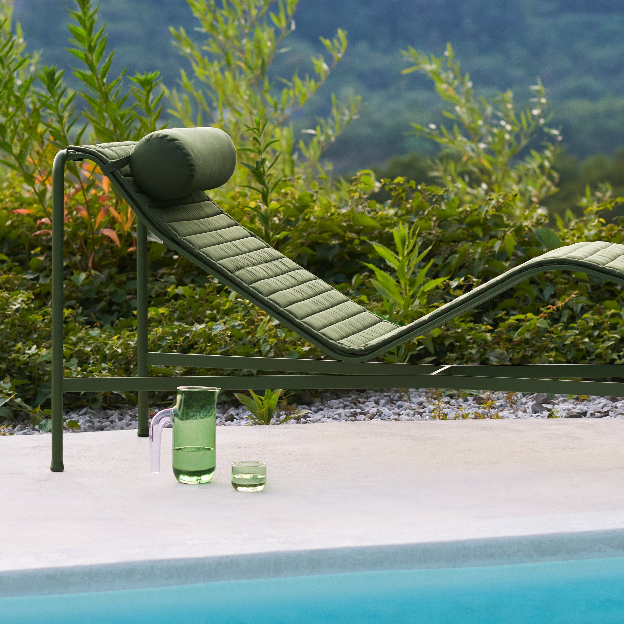 HAY - Auflage für Palissade Chaise Longue | olive