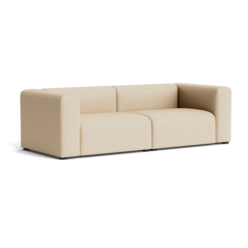 HAY - Mags Sofa 2,5-Sitzer | Kvadrat Hallingdal 65 beige (220) / Armlehne beidseitig / Kombination 1