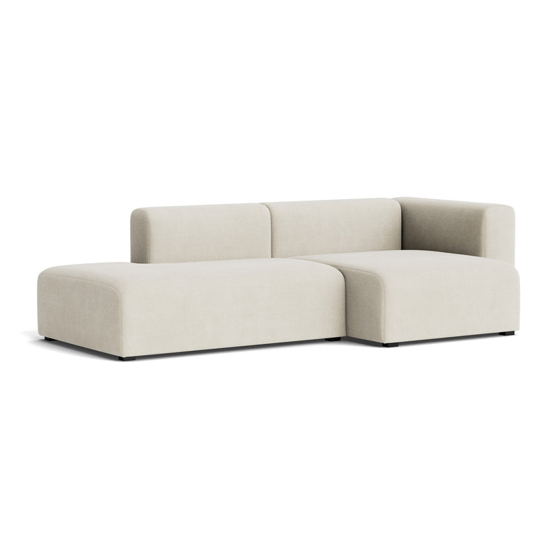HAY - Mags Sofa 2,5-Sitzer | Linara creme (440) / Armlehne rechts / Kombination 3