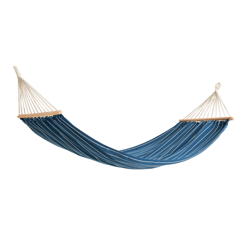 HAY - Outdoor Market Hängematte | blue with beige stripe