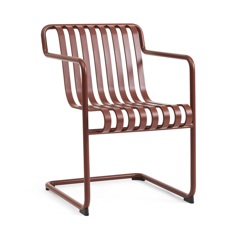 HAY - Palissade Cantilever Dining Armlehnenstuhl | eisenrot
