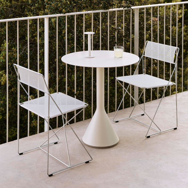 HAY - Palissade Cone Stehtisch | 70 x 74 cm / cremeweiß