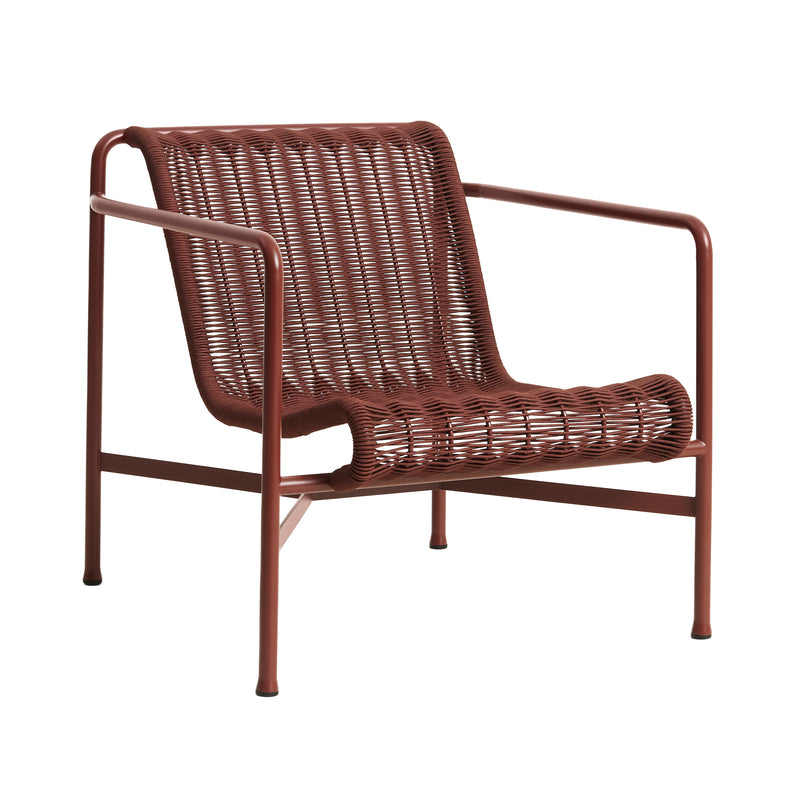 HAY - Palissade Cord Lounge Chair Low | eisenrot