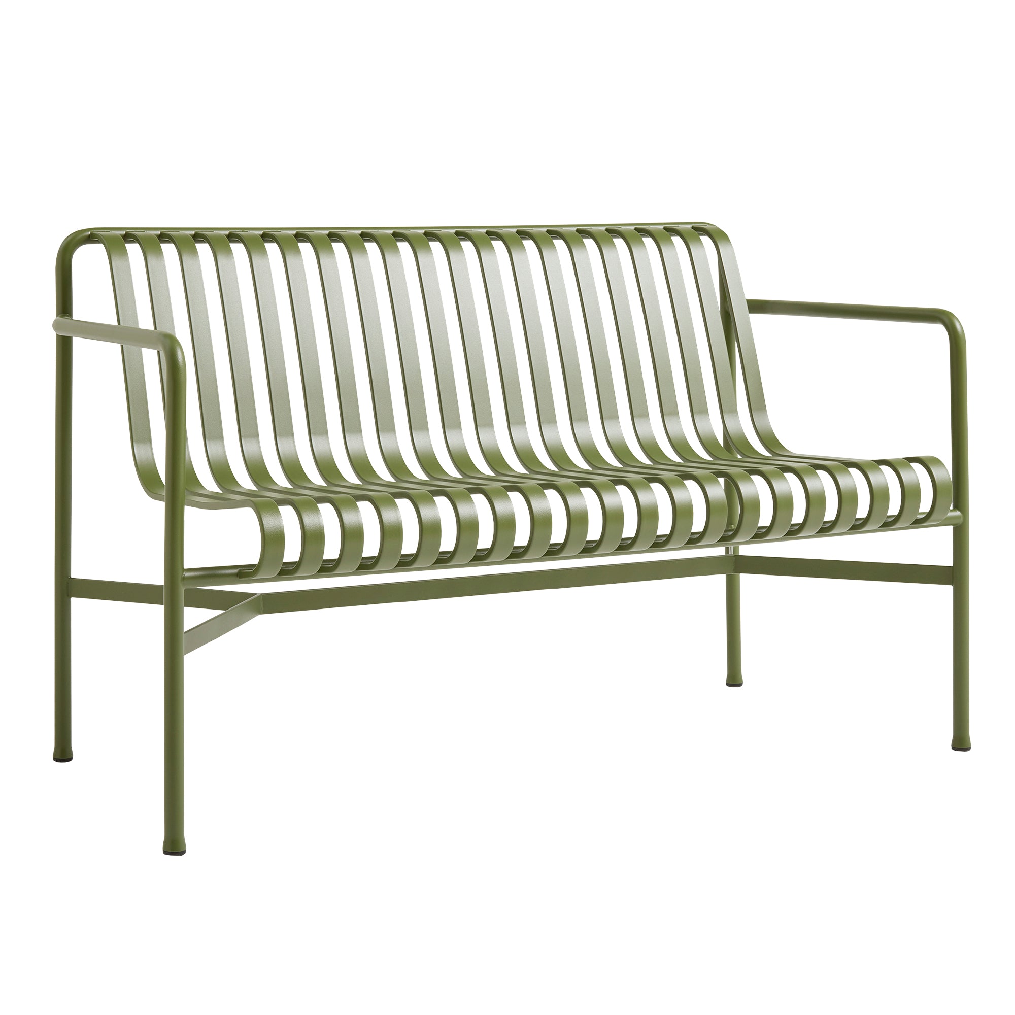 HAY - Palissade Dining Bench | olive