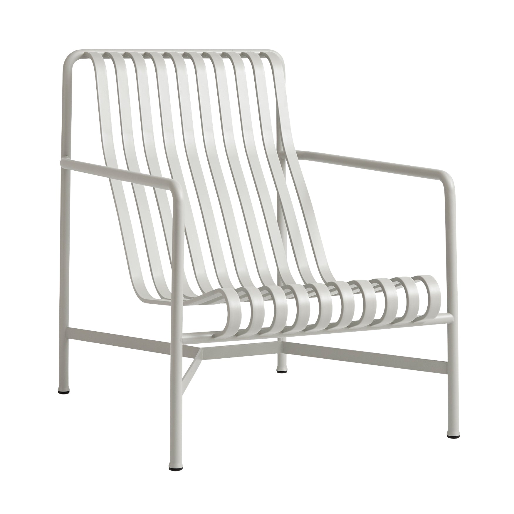 HAY - Palissade Lounge Chair High | Single / nebelgrau