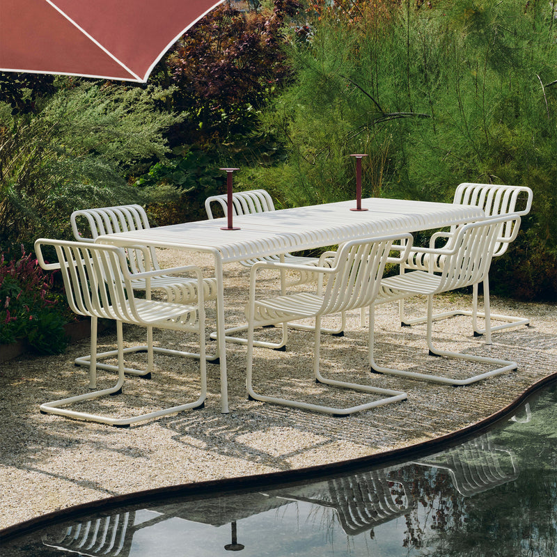 HAY - Palissade Tisch 170 x 90 cm + 4x Chair