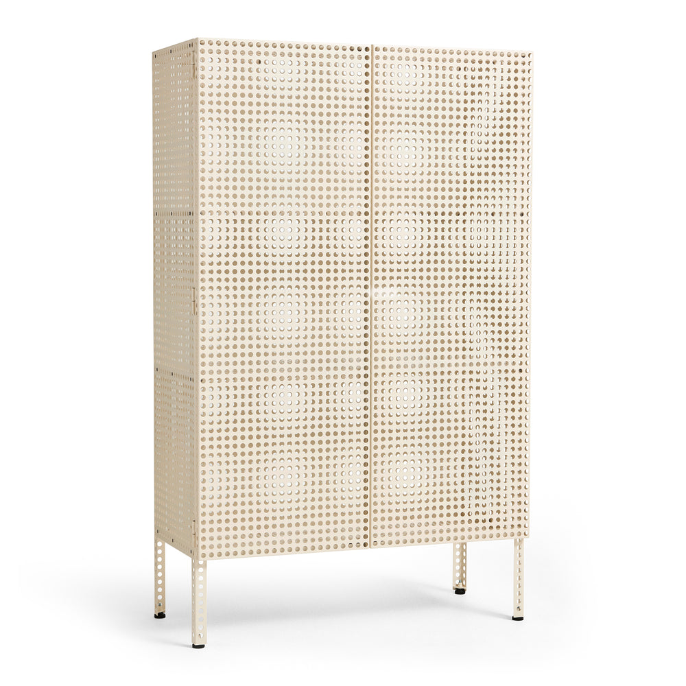 HAY - Perforated Cabinet | large / eggshell