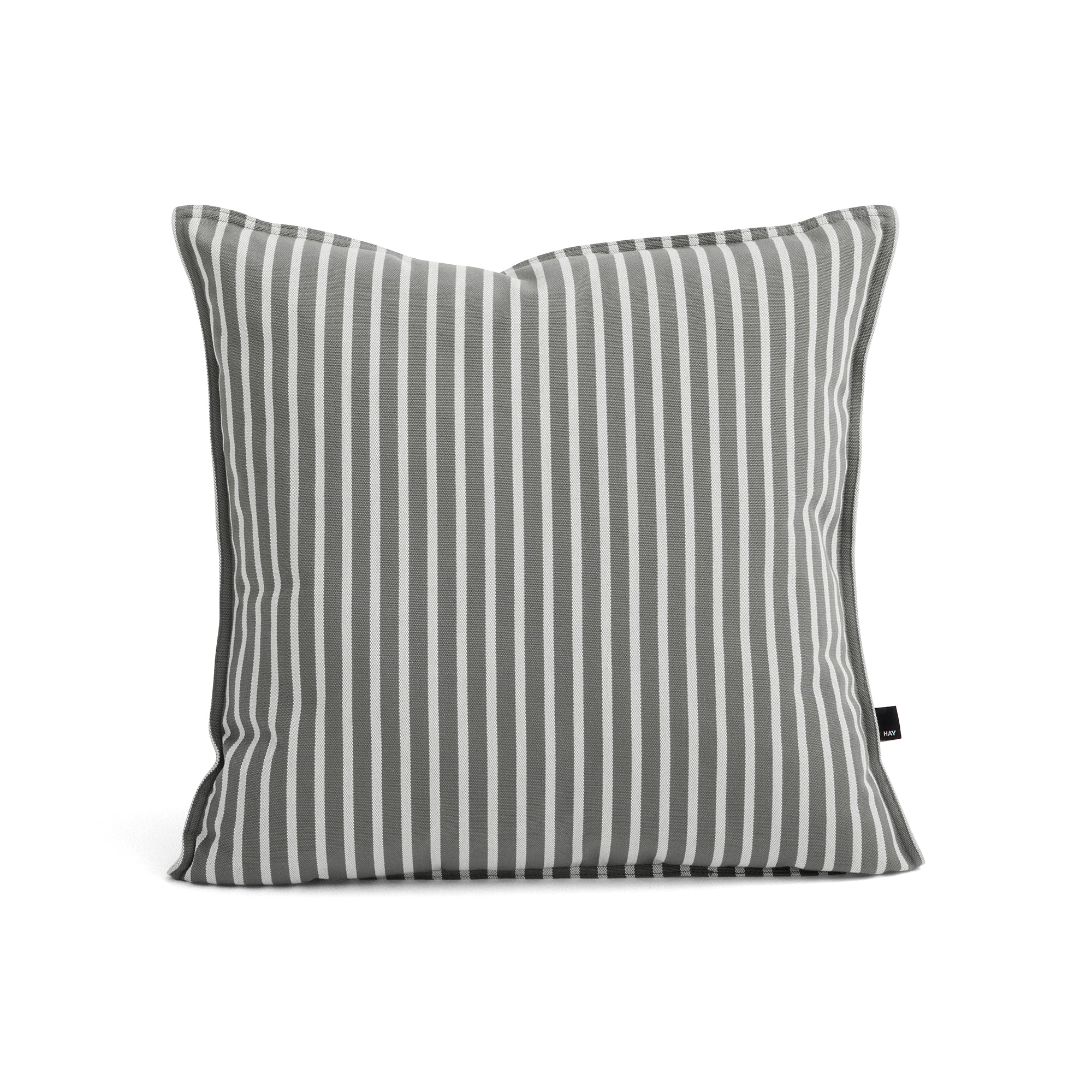 HAY - Terrazza Outdoor Kissen | 50 x 50 cm / grey bold stripe