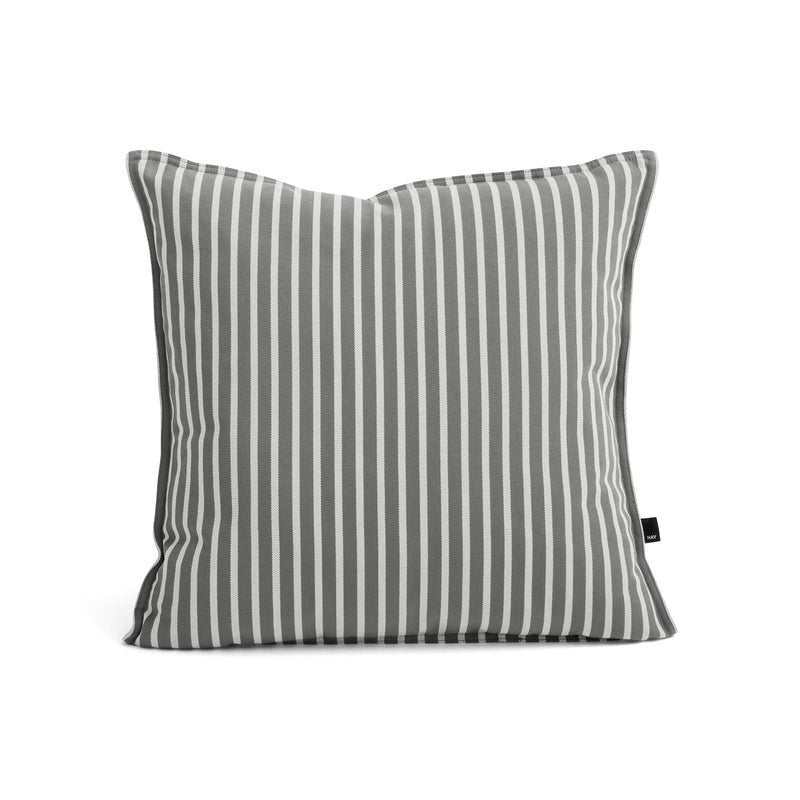 HAY - Terrazza Outdoor Kissen | 50 x 50 cm / grey bold stripe
