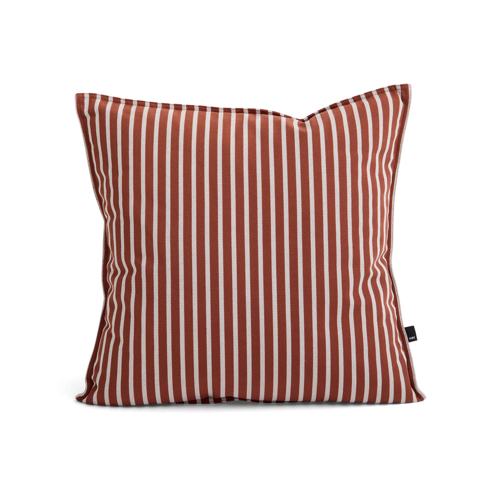 HAY - Terrazza Outdoor Kissen | 50 x 50 cm / terracotta bold stripe