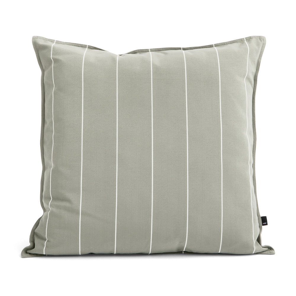 HAY - Terrazza Outdoor Kissen | 60 x 60 cm / grey narrow stripe