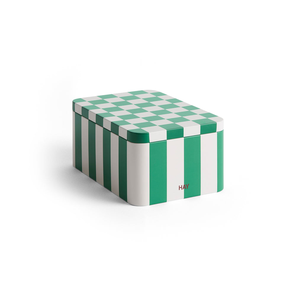 HAY - Tin Container | S / green/off-white